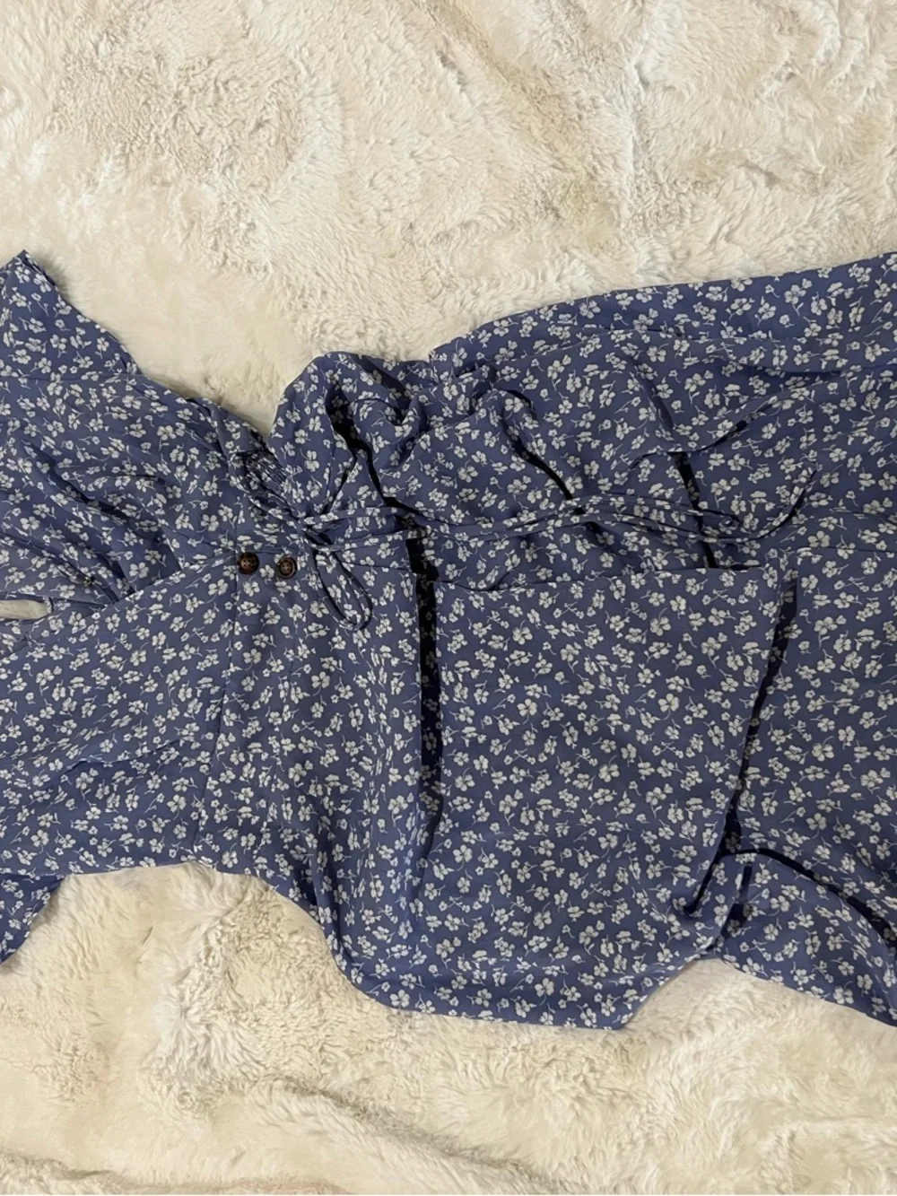 Sienna Sky periwinkle, Floral Midi Dress - Picture 2 of 5